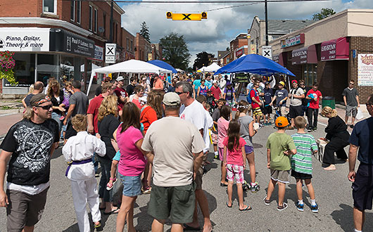 street filled with people