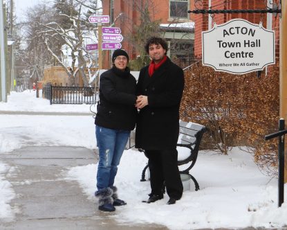 BIA VIce-Chair Monica Parker-Galway with new Coordinator Alex Hilson.